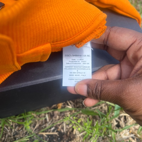 Dolce & Gabbana Infant Logo Patch Track Shorts and Zip-Up Hoodie - Picture 10 of 16